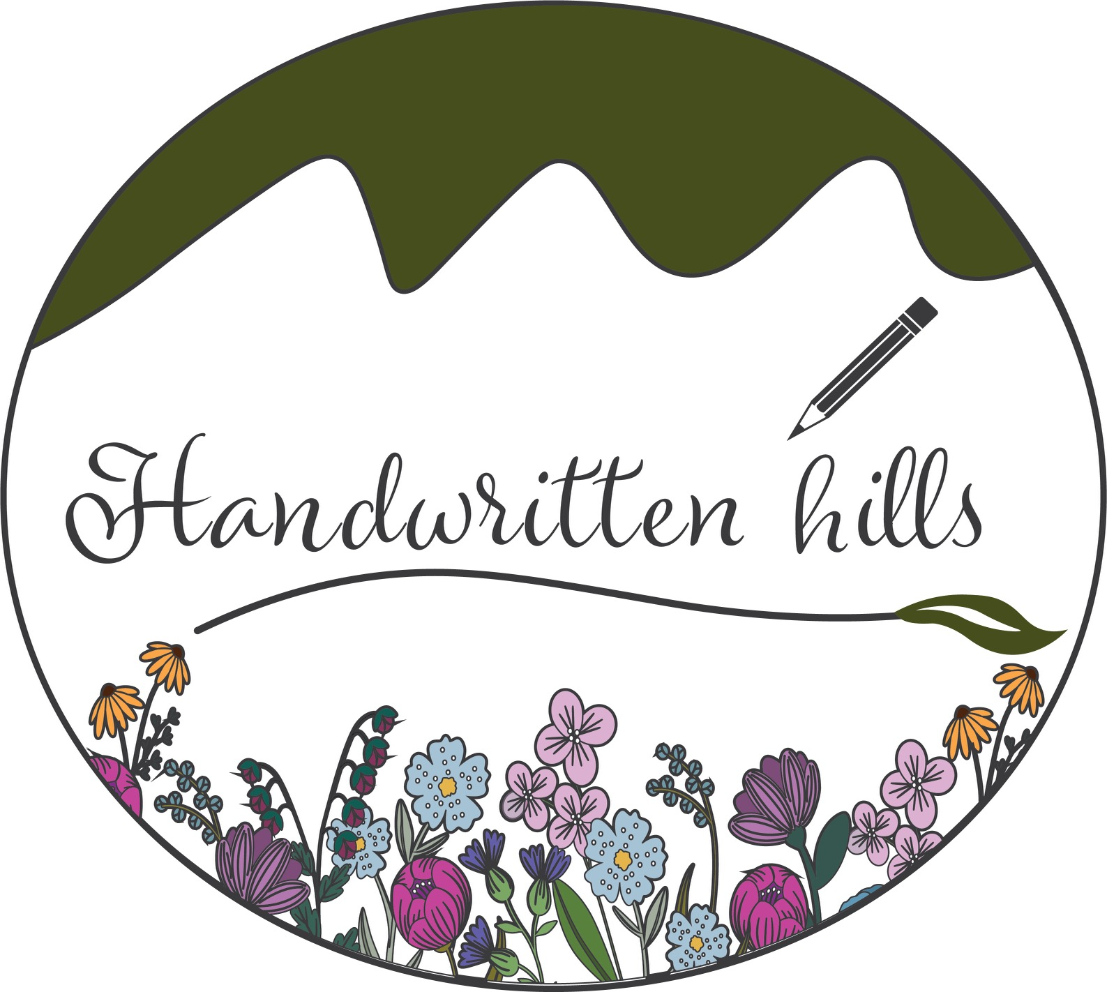 Handwritten Hills logo